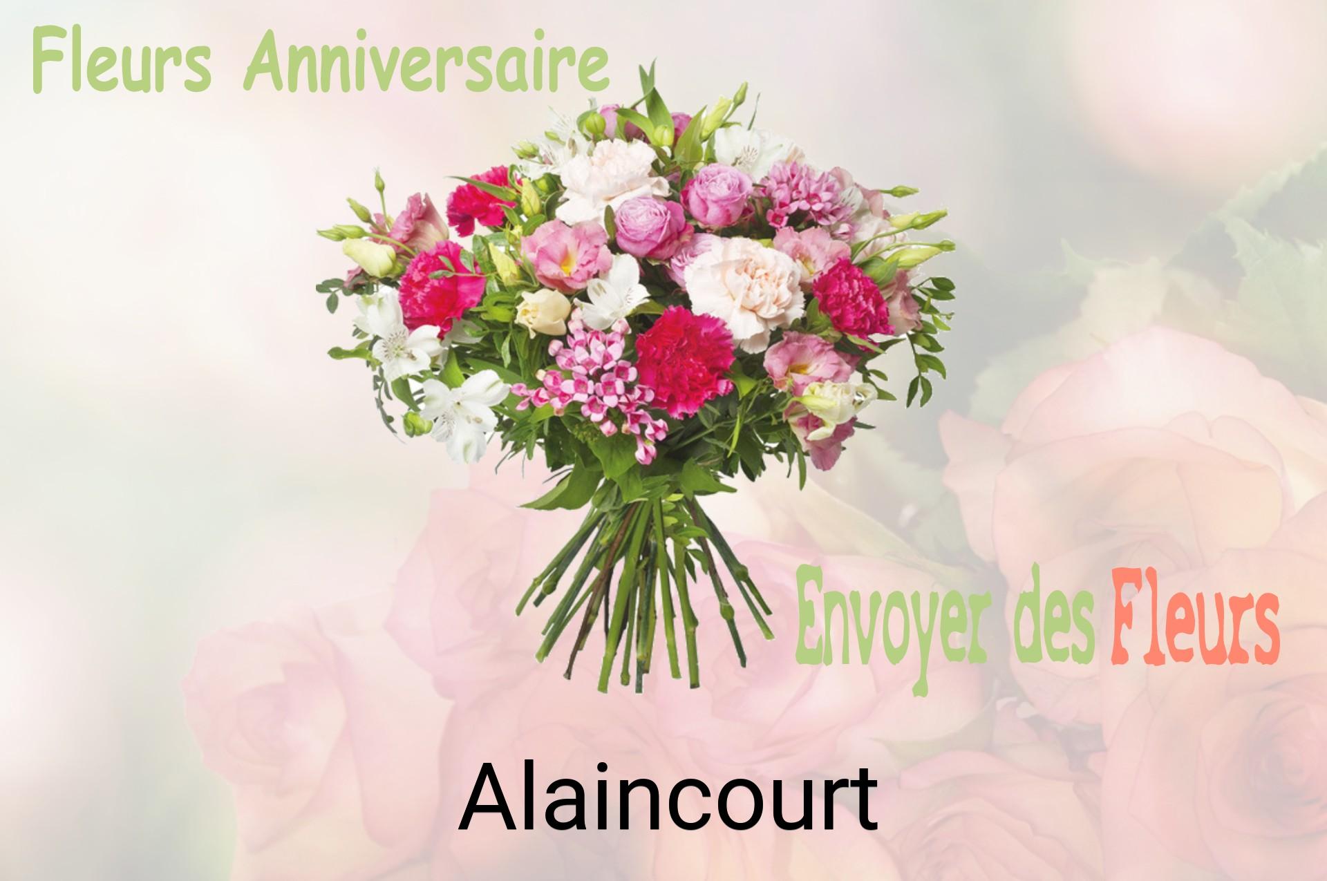 Bouquet de fleurs d’anniversaire livré à Alaincourt